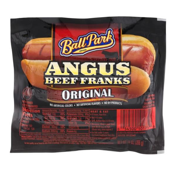 Ball Park Angus Beef Franks Original | Hy-Vee Aisles Online Grocery ...