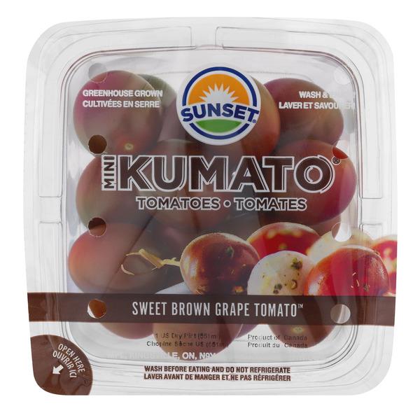 Sunset Mini Kumato Tomatoes Sweet Brown Grape Tomato HyVee Aisles