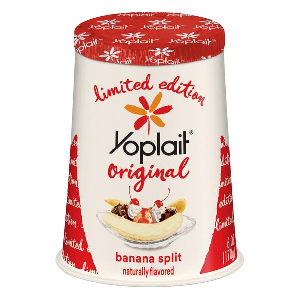 Yoplait Limited Edition Original Banana Split Yogurt HyVee Aisles