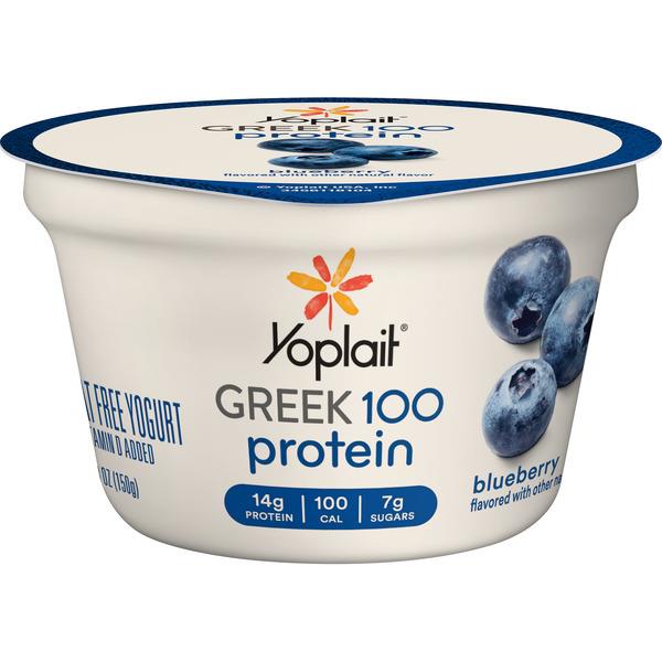 Yoplait Greek 100 Calories Blueberry Fat Free Yogurt HyVee Aisles
