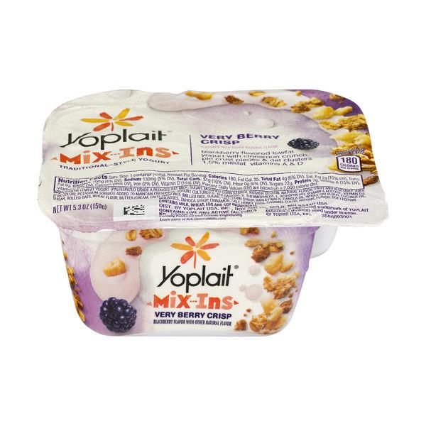 Yoplait MixIns Very Berry Crisp TraditionalStyle Yogurt 5.3 oz. Cup