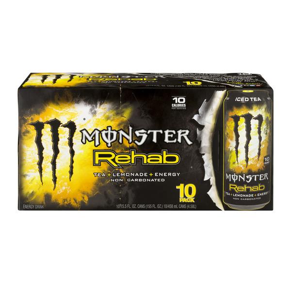 Monster Rehab Tea + Lemonade + Energy 10 Pack | Hy-Vee Aisles Online ...