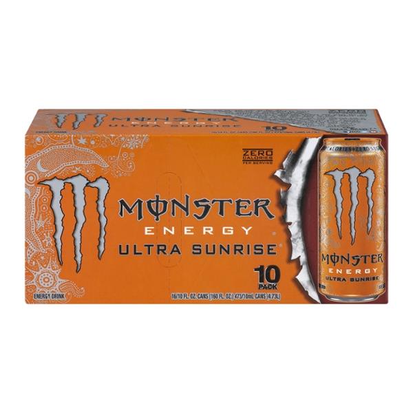 Monster Energy Ultra Sunrise 10 PK HyVee Aisles Online Grocery