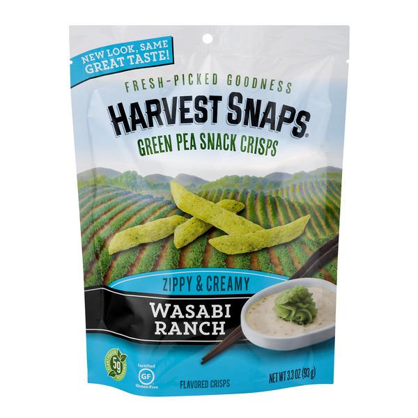 Harvest Snaps Green Pea Snack Crisps Wasabi Ranch | Hy-Vee Aisles ...