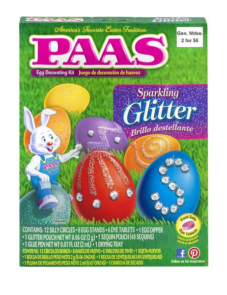 Paas Egg Decorating Kit Sparkling Glitter Hy Vee Aisles Online