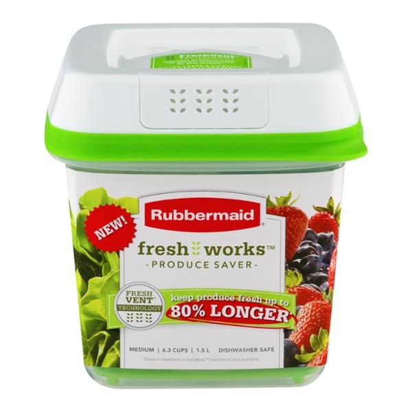 Rubbermaid FreshWorks Produce Saver Medium | Hy-Vee Aisles Online ...