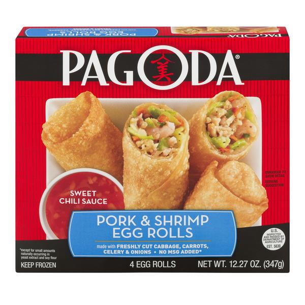 Pagoda Pork & Shrimp Egg Rolls 4Pk HyVee Aisles Online Grocery Shopping