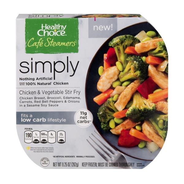 Healthy Choice Cafe Steamers Simply Chicken & Vegetable Stir Fry | Hy