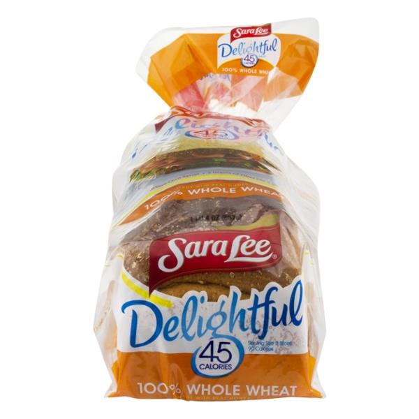 Sara Lee Delightful 45 Calories 100% Whole Wheat Bread | Hy-Vee Aisles ...