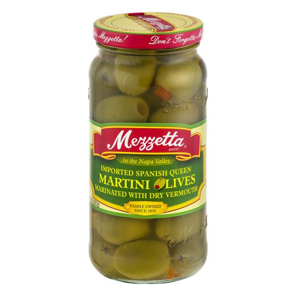 Mezzetta Martini Olives Imported Spanish Queen Marinated With Dry ...