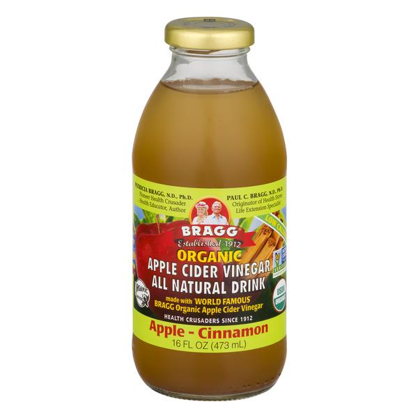 Bragg Organic Apple Cider Vinegar Apple Cinnamon Drink HyVee Aisles