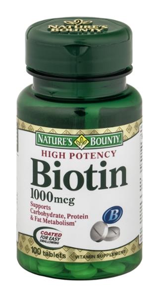 Nature's Bounty Biotin 1000 MG Tablets | Hy-Vee Aisles Online Grocery ...