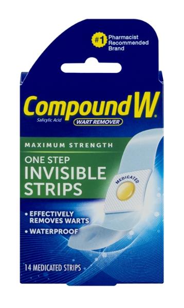 Compound W Wart Remover One Step Invisible Strips | Hy-Vee Aisles ...