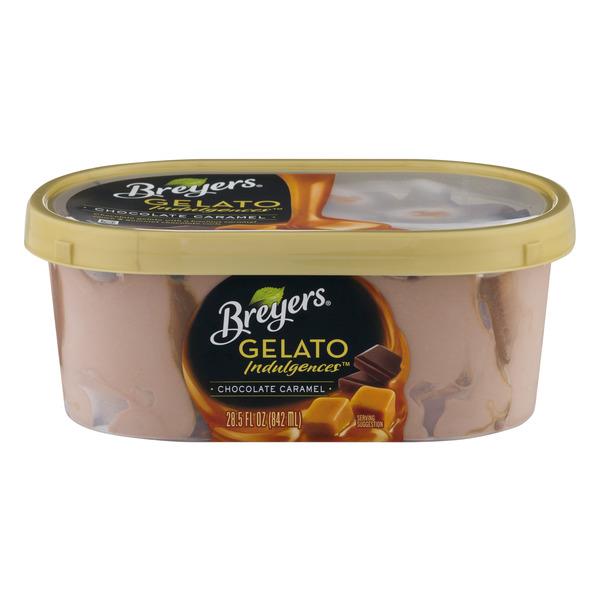 Breyers Indulgences Chocolate Caramel Gelato Hy Vee Aisles Online Grocery Shopping 2923