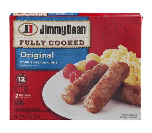 Jimmy Dean Fully Cooked Original Links Pork Sausage 8Ct ...