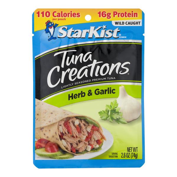StarKist Tuna Creations Herb & Garlic Chunk Light Tuna HyVee Aisles Online Grocery Shopping