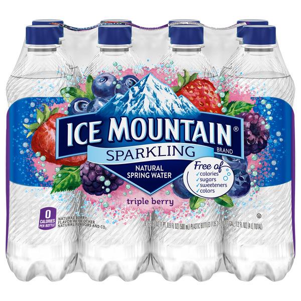 Ice Mountain Sparkling Water, Triple Berry 8Pk HyVee Aisles Online