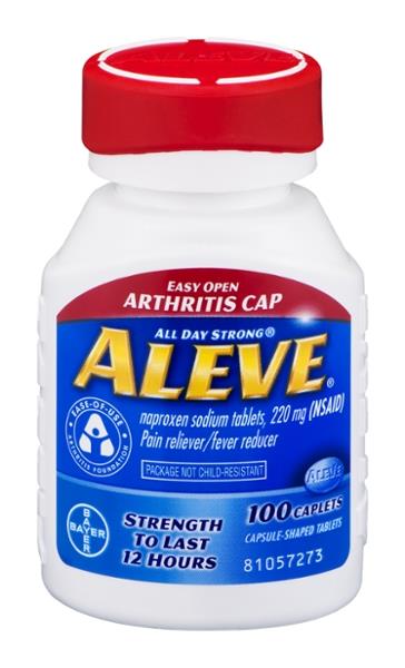 Aleve Arthritis Cap Naproxen Sodium 220Mg Pain Reliever/Fever Reducer ...