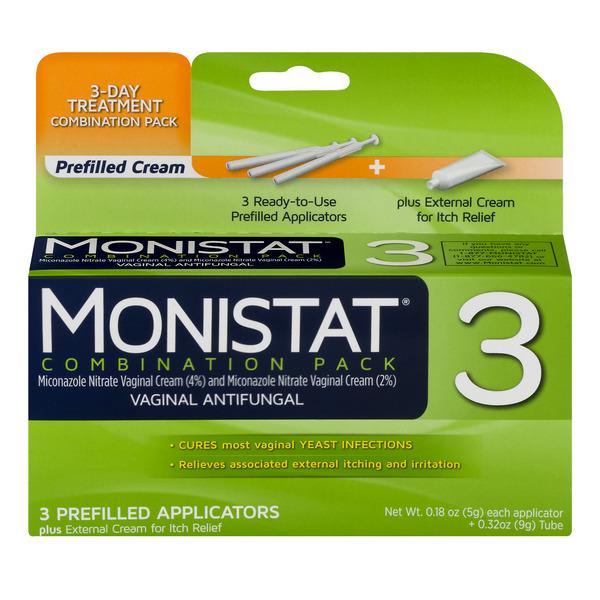 Monistat 3 Vaginal Antifungal Prefilled Cream HyVee Aisles Online