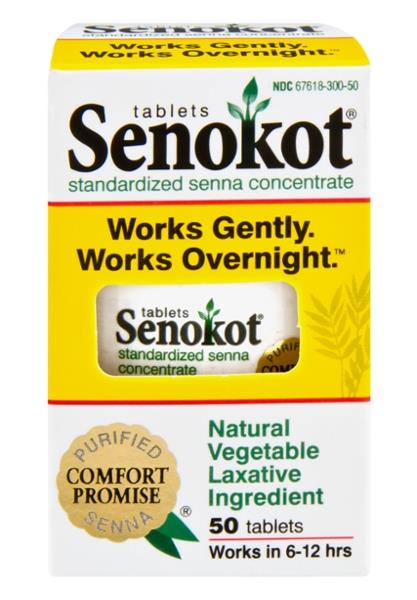 Senokot Gentle Overnight Natural Vegetable Laxative Tablets Hy