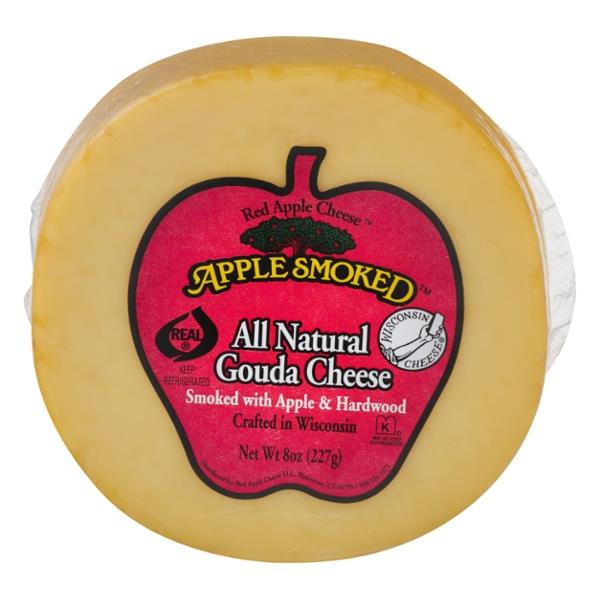 Red Apple Cheese Apple Smoked All Natural Gouda Cheese | Hy-Vee Aisles ...