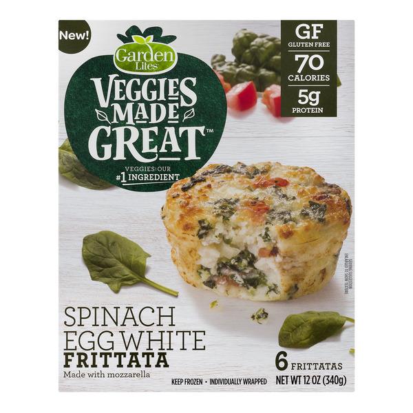 Garden Lites Veggies Made Great Frittata Spinach Egg White 6Ct | Hy-Vee ...