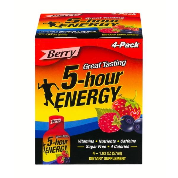 5Hour Energy Dietary Supplement Berry HyVee Aisles Online Grocery
