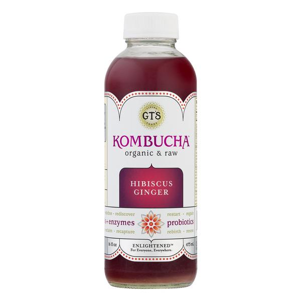 GT's Hibiscus Ginger Kombucha HyVee Aisles Online Grocery Shopping