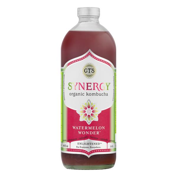 gt synergy kombucha nutrition facts