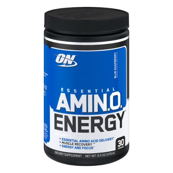 ON Essential Amino Energy Blue Raspberry | Hy-Vee Aisles Online Grocery ...