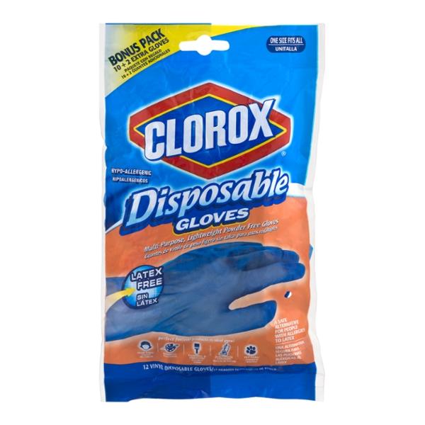 clorox disposable latex free gloves