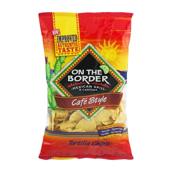 On The Border Cafe Style Fiesta Size Tortilla Chips | Hy-Vee Aisles ...