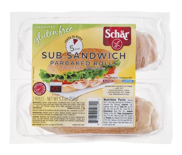 Schar Gluten Free Sandwich Rolls - 2 CT | Hy-Vee Aisles Online Grocery