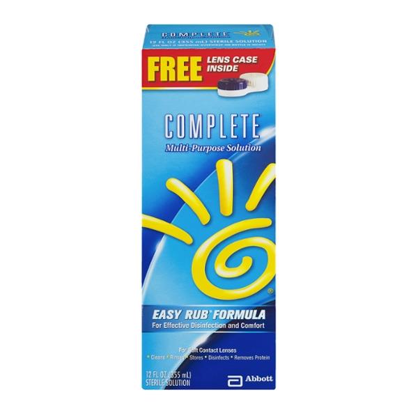 Complete MultiPurpose Solution Easy Rub formula For Soft Contact