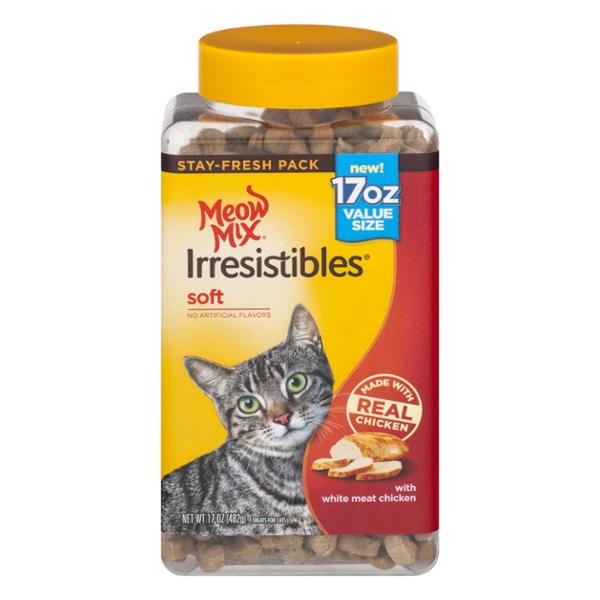 Meow Mix Irresistibles Soft Cat Treats Chicken HyVee Aisles Online