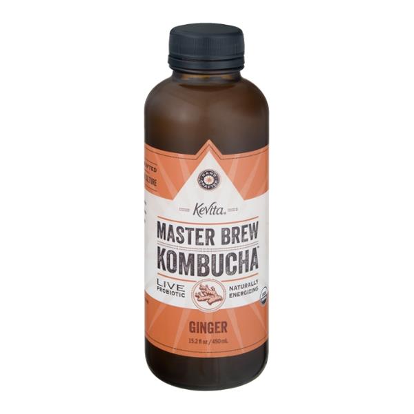 Kevita Kombucha Master Brew Ginger Live Probiotic Drink 15.2 fl. oz