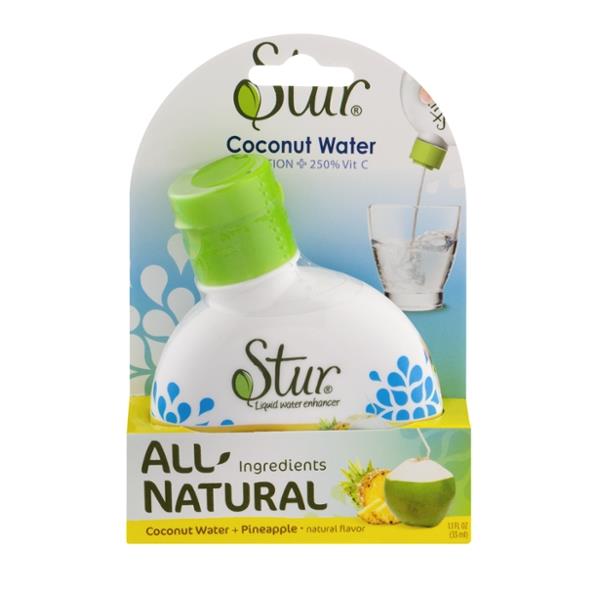 Stur Liquid Water Enhancer All Natural Coconut Water + Pineapple Hy