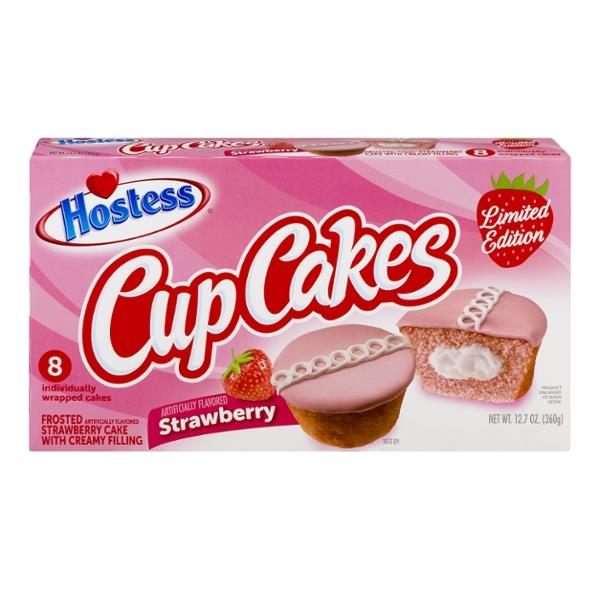 Hostess CupCakes Strawberry 8 CT HyVee Aisles Online Grocery Shopping