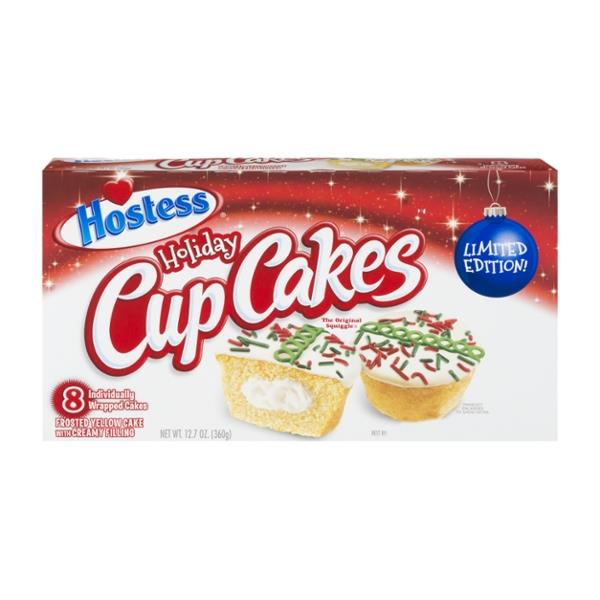 Hostess Holiday Cup Cakes 8Ct HyVee Aisles Online Grocery Shopping