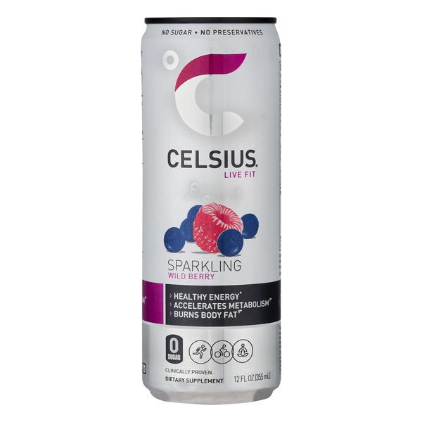 Celsius Sparkling Wild Berry Energy Drink HyVee Aisles Online