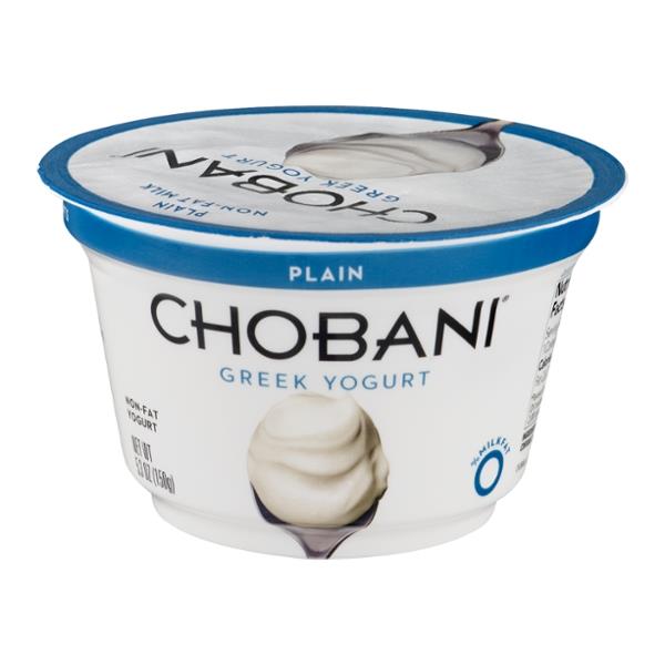Chobani Plain NonFat Greek Yogurt HyVee Aisles Online Grocery Shopping
