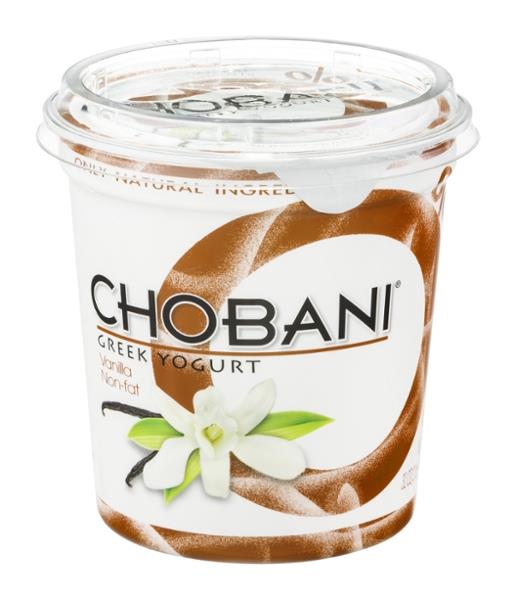 Chobani Vanilla Blended Non-Fat Greek Yogurt 32 oz. Cup ...