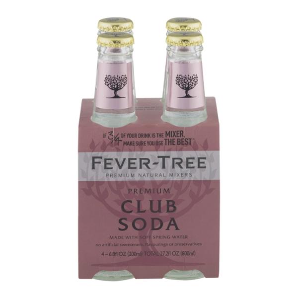 Fever Tree Premium Natural Mixers Club Soda 4Pk | Hy-Vee Aisles Online ...